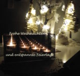 Die Wohlfühl-Oase Lennep wünscht entspannte, besinnliche und fröhliche Weihnachten